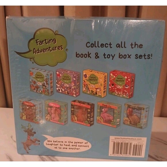 Fritz the Farting Reindeer Book With Plush Toy Interactive New Sealed - Picture 4 of 5